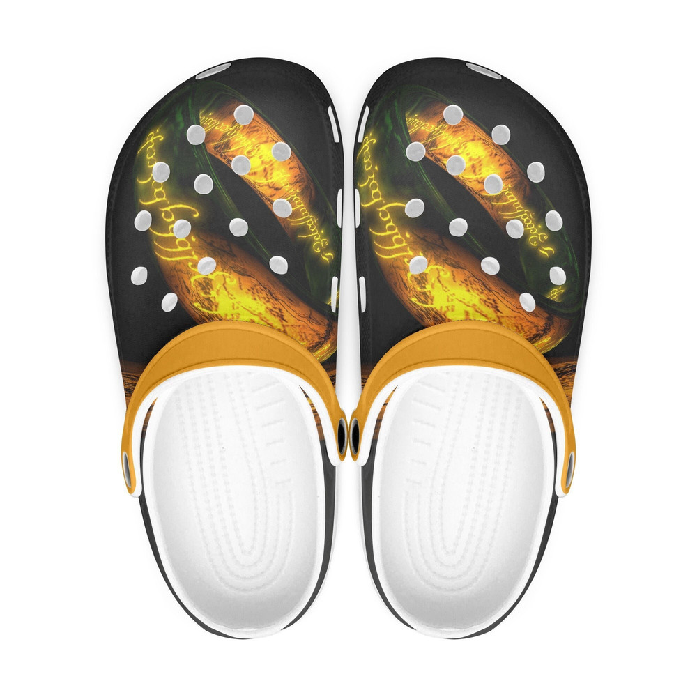 Lord Of The Rings clogs, looks like crocs shoes, slippers, flip flops Birthday gift Custom clogs for men, women and kids.jpg
