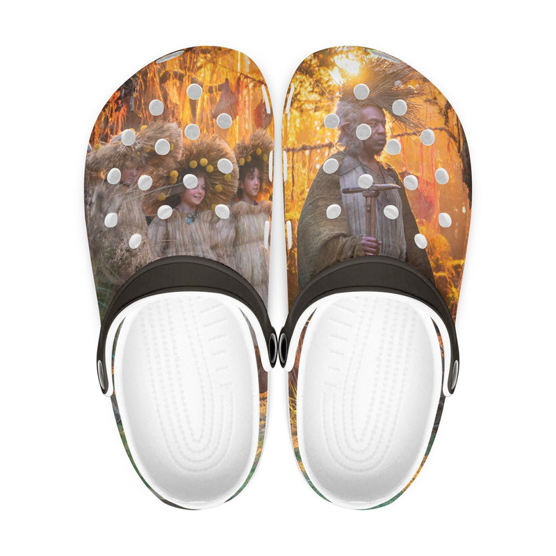 Lord Of The Rings clogs, The rings of power, looks like crocs shoes, slippers, flip flops Birthday gift Custom clogs for men, women.jpg