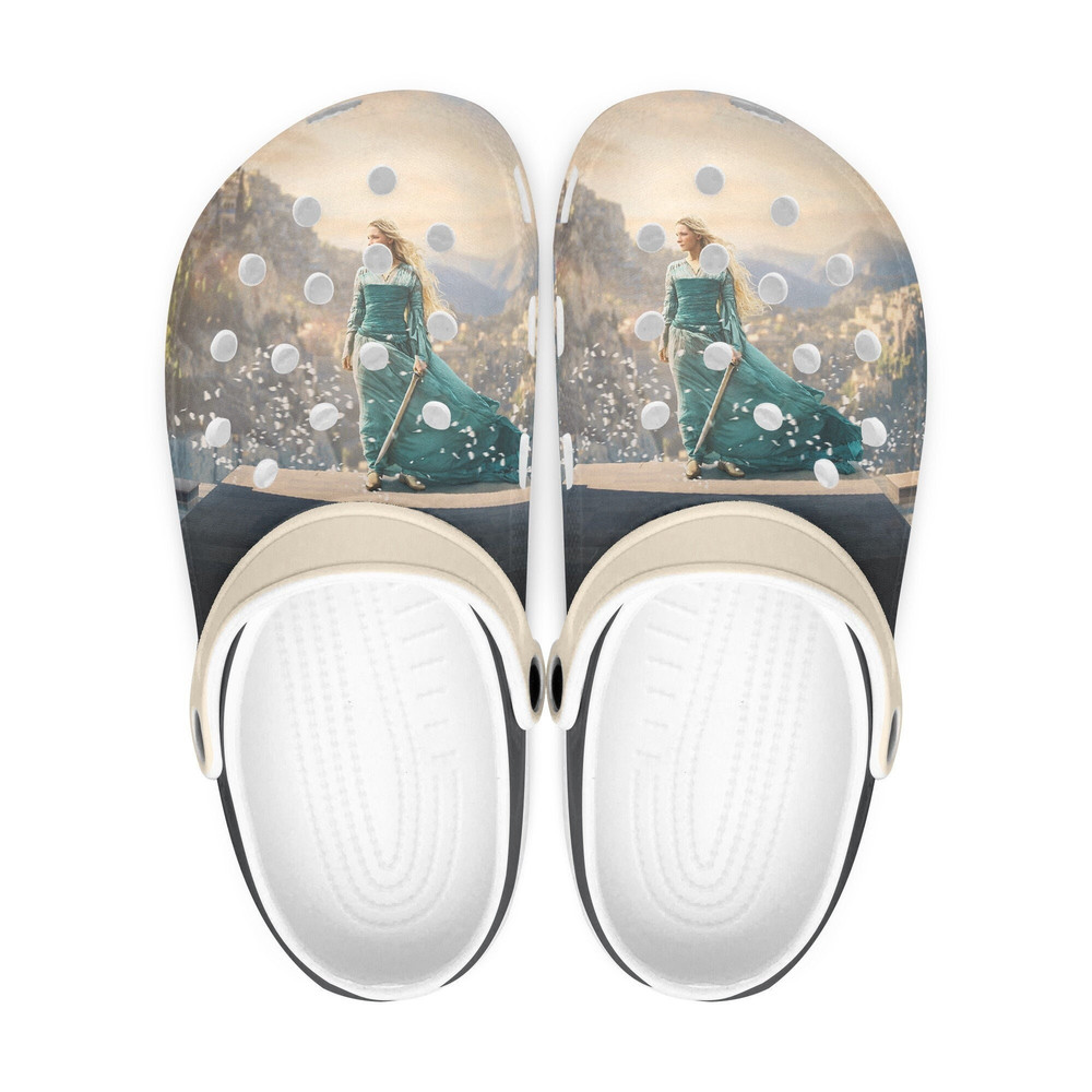 Lord Of The Rings clogs, The rings of power, looks like crocs shoes, slippers, flip flops Birthday gift Custom clogs for men, women-2.jpg