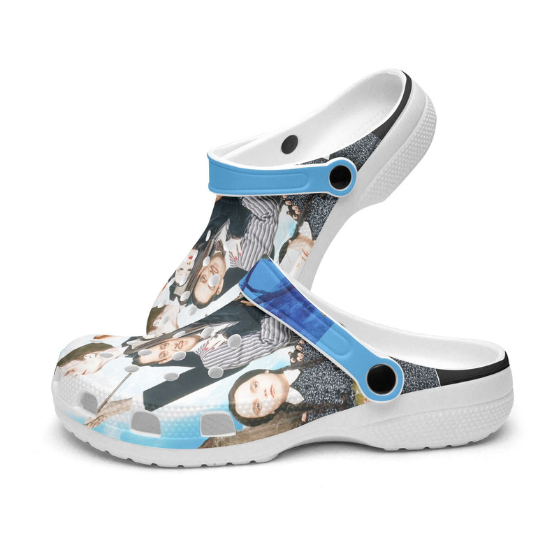 Addams family clogs, looks like crocs shoes, slippers, flip flops Birthday gift Custom clogs for men, women and kids.jpg