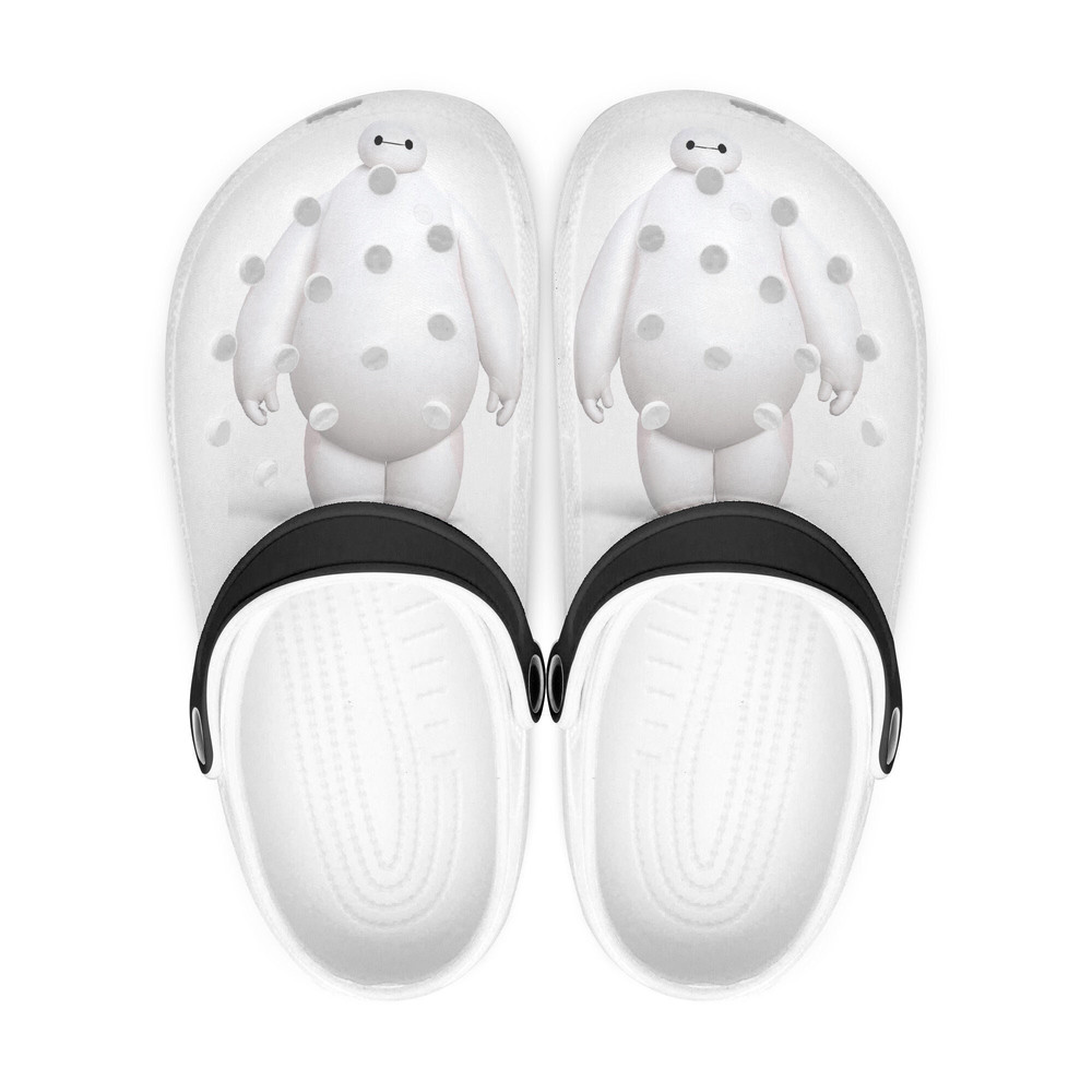Big hero 6 clogs, Baymax, looks like crocs shoes, slippers, flip flops Birthday gift Custom clogs for men, women and kids.jpg