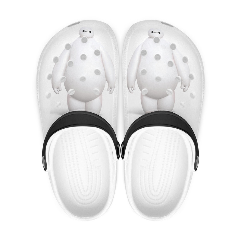 Big hero 6 clogs, Baymax, looks like crocs shoes, slippers, flip flops Birthday gift Custom clogs for men, women and kids.jpg