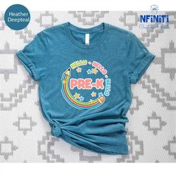 pre-k teacher shirt, rainbow kids shirt, preschool shirt, pre-k shirt, kids shirts, school shirts, teacher shirts, teach