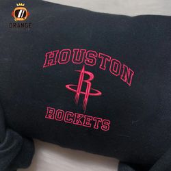 Houston Rockets Embroidered Sweatshirt, NBA Embroidered Shirt, NBA Houston Rockets Embroidered Hoodie, Unisex T-Shirt
