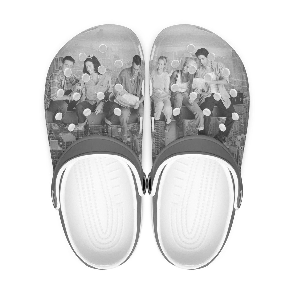 Friends clogs, looks like crocs shoes, slippers, flip flops Birthday gift Custom clogs for men, women and kids.jpg