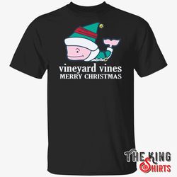 vineyard vines merry christmas t shirt for unisex