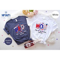 personalized dad 4th of july shirt, custom usa flag alphabet shirts, independence day mom dad shirt, patriotic letters c