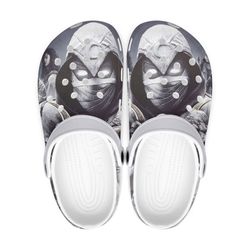 moon knight clog shoes unisex, moon knight crocs, movie crocs, sandals, moon knight movie, moon knight marvel