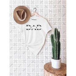 dad monogram t-shirt, dad shirt, fathers day shirt, fathers day gift, dad birthday shirt