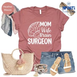 brain t-shirt, mom brain shirt, brain anatomy shirt, mental health shirt, neurodiversity tee, gift for wife, neurology s