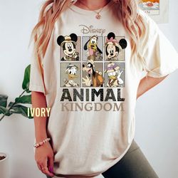retro disney animal kingdom mickey and friends shirt,disney mickey safari comfort colors shirt,vintage safari mode shir