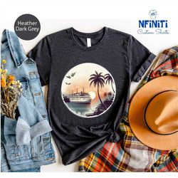 beach vibes family cruise shirt, cruise ship tshirt, cruise lover shirts, summer vacation palm tree shirts, family cruis
