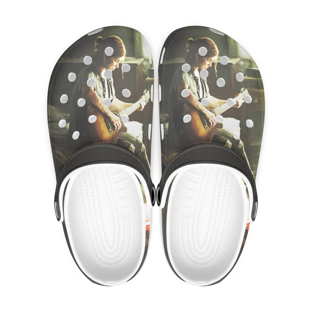 The Last of Us 2 clogs, looks like crocs shoes, slippers, flip flops Birthday gift Custom clogs for men, women and kids-1.jpg