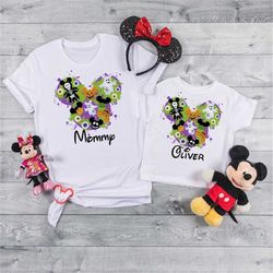 Disney Family Matching Halloween shirts, Disney Personalized Shirt, Disney Halloween, Cute Halloween Shirt, Trick or tre