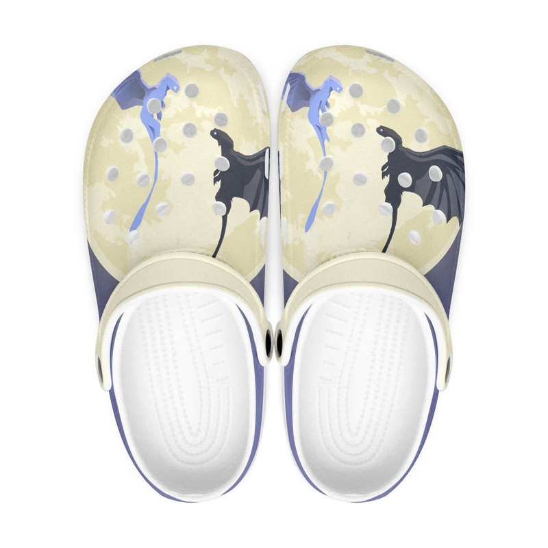 Toothless clogs, How to train your dragon looks like crocs shoes, slippers, flip flops Birthday gift Custom clogs for men, women and kids-2.jpg