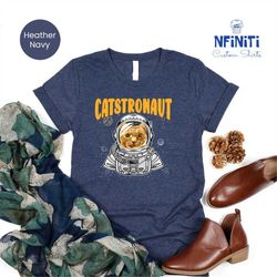 Astronaut Cat Shirt, Space Cat Tshirt, Cat Lover Shirt, Cat Owner Gift, Galaxy Cat Tee, Astronaut T-Shirt, Pet Lover Shi