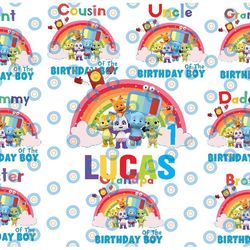 personalized word party birthday boy png, family birthday png, mommy, daddy, custom name birthday boy png printable