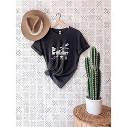 grillfather t-shirt , godfather t-shirt, father's day t-shirt, fathers day gift, dad gift, father t-shirt