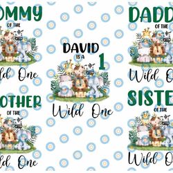 custom family safari floral zoo jungle wild png, two wild, wild one, wild one birthday, birthday boy/girl png, wild part