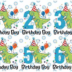 dinosaur birthday numbers svg, dinosaur number 1, it's my 2nd 3rd 4th 5th birthday svg, digital download