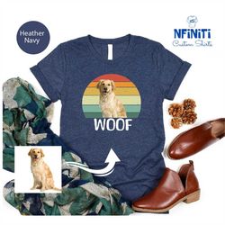 Custom Dog Picture Shirt, Personalized Dog Photo Shirt, Dog Owner Gift, Retro Dog Photo Tee, Custom Pet Shirt, Dog Lover