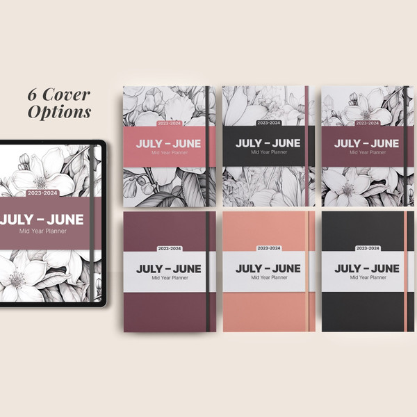 Mid Year Digital Planner for Goodnotes, July 2023 - June 2024, Daily, Weekly, and Monthly Planner, Minimalist Academic  (9).jpg