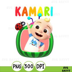 cocomelon personalized birthday svg png art vector