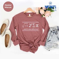 math lover long sleeve shirt, math teacher long sleeve shirt, funny pi day long sleeve tees, cute pi day long sleeve shi