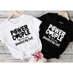 power couple shirt, hubby wifey shirt, husband and wife shirt, couples shirt, his and hers, married t-shirt