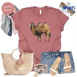 camel shirts, camel lover shirt, bactrian camel tee, desert shirts, safari t-shirt, animals shirts, nature lover shirt,