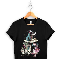 graphic tee - alice in wonderland gifts 41 colorful series | gift idea, gifts for women, t shirts for women, custom shir