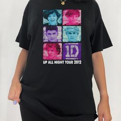 1d crewneck shirt, hs up all night tour 2012 unisex tee shirt