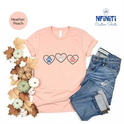 dog paw usa flag shirts, usa flag heart dog paw shirt, 4th of july shirt, patriotic t-shirt, independence day heart shir