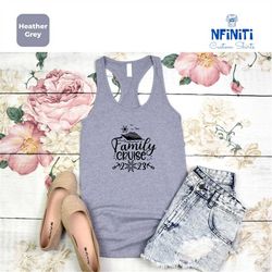 cruise tank top, boat vacation tank top, gift for cruise trip, family vacation gift raceback, cruise 2023 tank top, fami