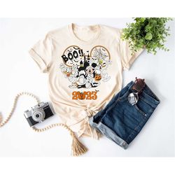 halloween mickey boo 2023 shirt, disney halloween shirt, halloween costume, halloween family shirt, disney trip shirt, h