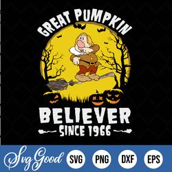 great pumpkin believer since 1966, halloween svg, happy halloween, halloween gift, halloween svg, halloween icon