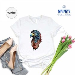 usa flag eagle shirt, 4th of july shirt, independence day eagle t shirt, patriotic shirts, memorial day shirts, usa flag