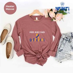 down syndrome long sleeve, down syndrome awareness gift, down syndrome month,cute t21 down syndrome long sleeve,world do