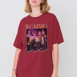 boygenius 90s design merch the record band label t-shirt, boygenius band shirt, indie rock music, boygenius band shirt,