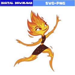 ember lumen svg, funny ember lumen svg, elemental svg, disney svg, png digital file