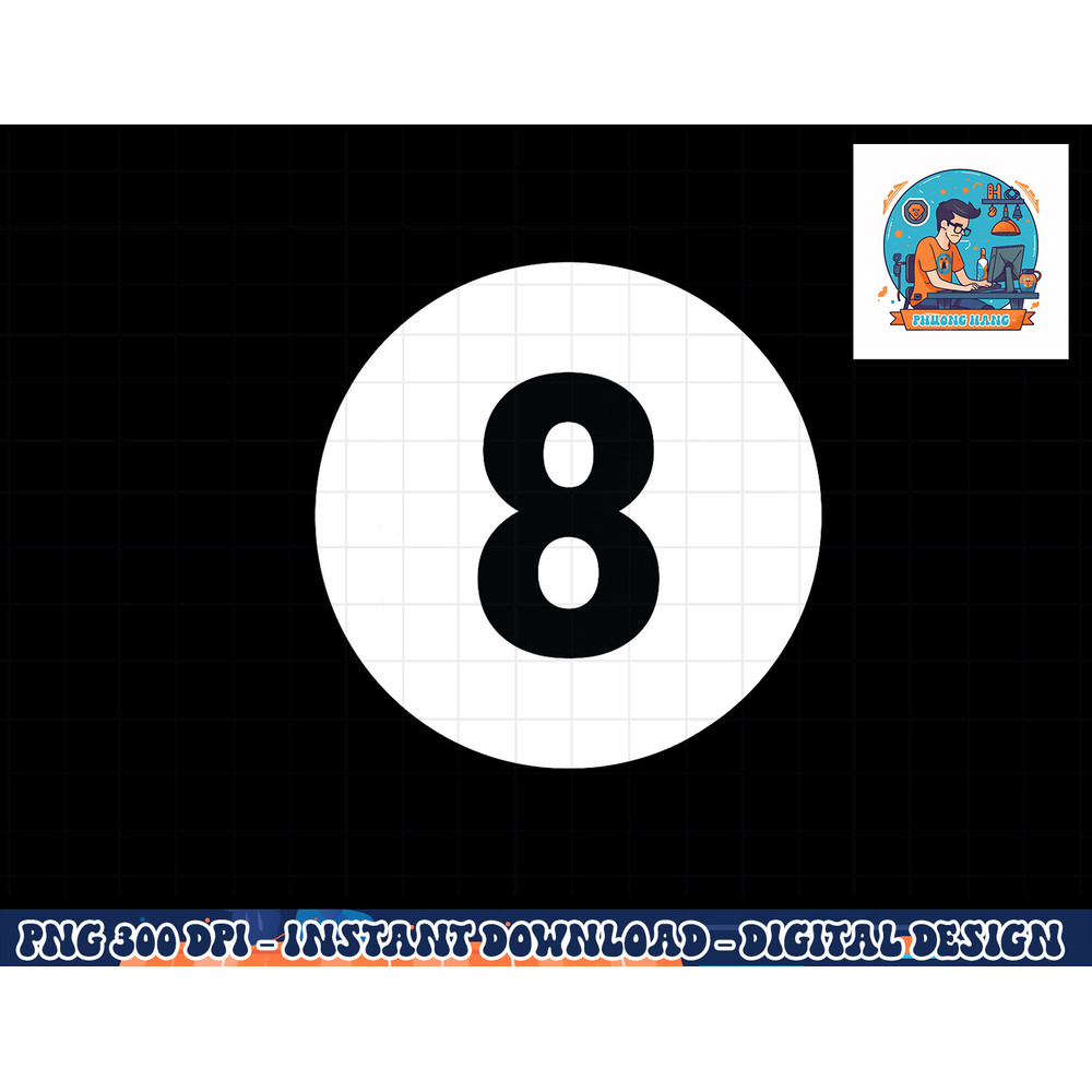 8 Pool Ball 8 Billiards Costume Halloween Group Matching png, sublimation copy.jpg