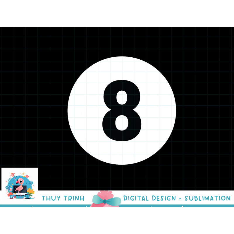 8 Pool Ball 8 Billiards Costume Halloween Group Matching png, sublimation copy.jpg