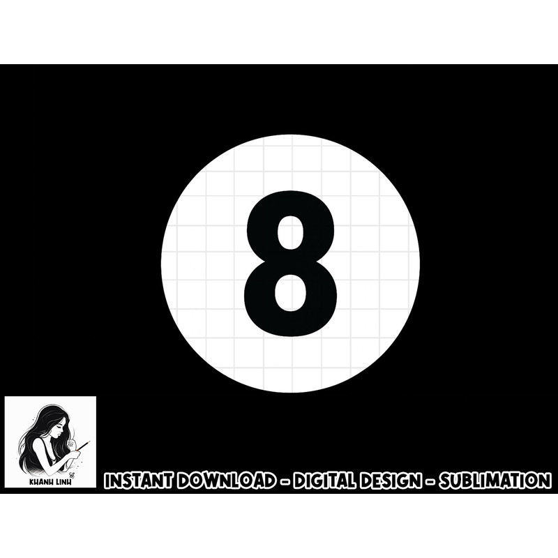 8 Pool Ball 8 Billiards Costume Halloween Group Matching png, sublimation copy.jpg