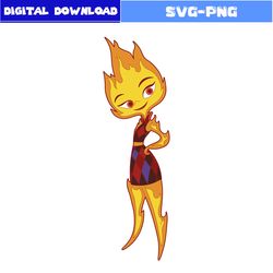 funny ember lumen svg, ember lumen svg, elemental svg, disney svg, png digital file
