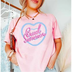 vintage cruel summer heart taylor swift shirt, cruel summer shirt, devils roll the dice shirt, taylor lover album, shirt