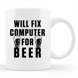 computer repair mug, computer repair gift, tech support, repair shop mug, computer gift, computer geek gift, computer mu