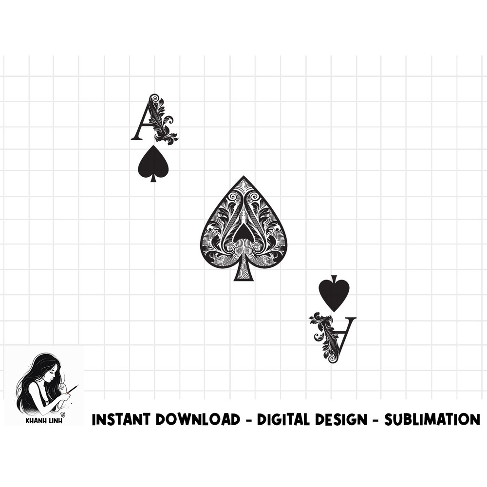 Ace Of Spades Costume Shirt - Funny Halloween Gift Tshirt png, sublimation copy.jpg