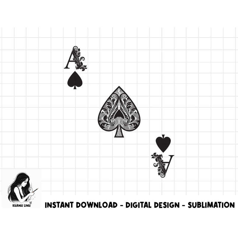 Ace Of Spades Costume Shirt - Funny Halloween Gift Tshirt png, sublimation copy.jpg