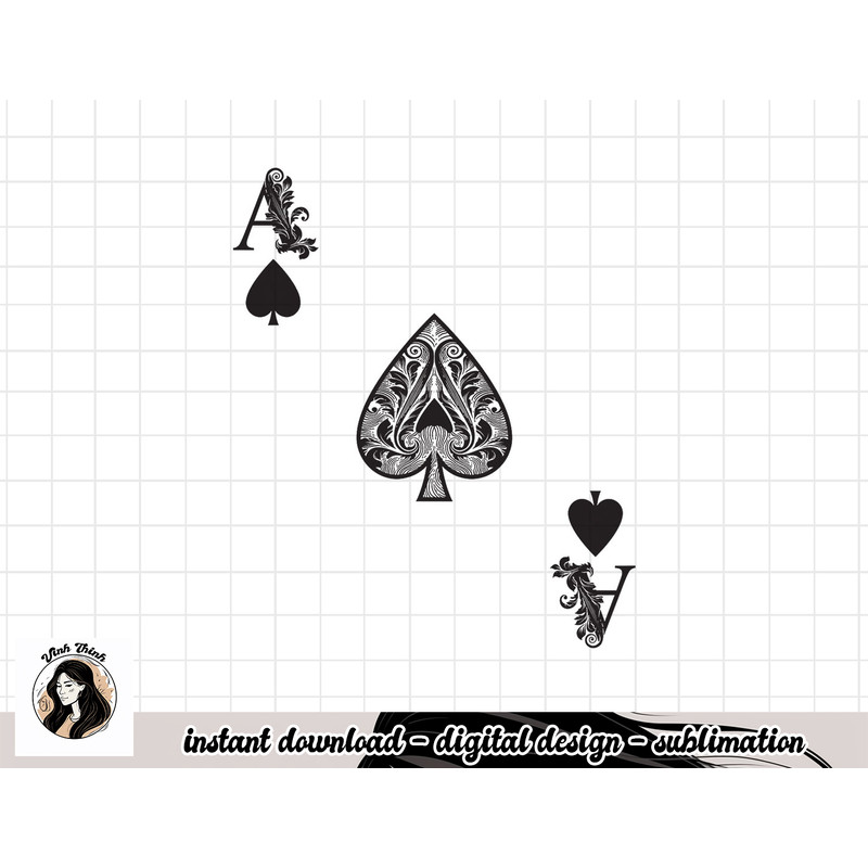 Ace Of Spades Costume Shirt - Funny Halloween Gift Tshirt png, sublimation copy.jpg