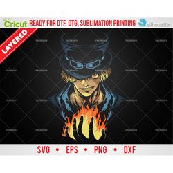 Anime Layered SVG, Anime Vector, Anime png, Anime Clipart, Ready for (DTG) Direct to Garment, (DTF) Direct to Film, Subl